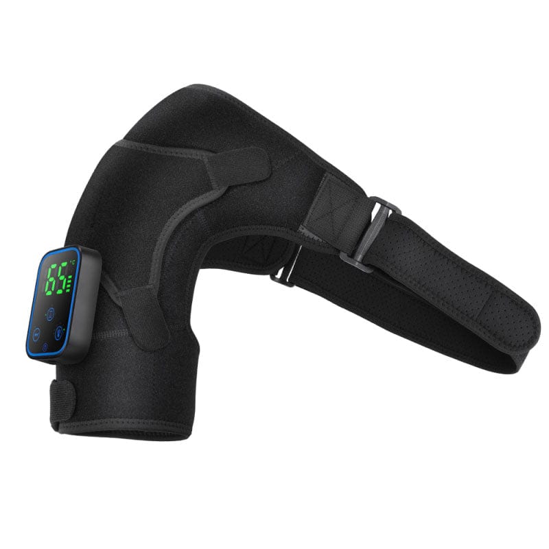 Hailicare App Controlled Heated Vibrating Shoulder Massager with Rechargeable Battery HailiCare