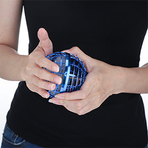 New Flying Orb Ball Toys 360°Rotating Soaring Hover Orb Boomerang Spinner Magic LED Lights Mini Drone Globe Hand Controlled Flying Ball Toys Cool Toys Gift (Blue) Hwallkare