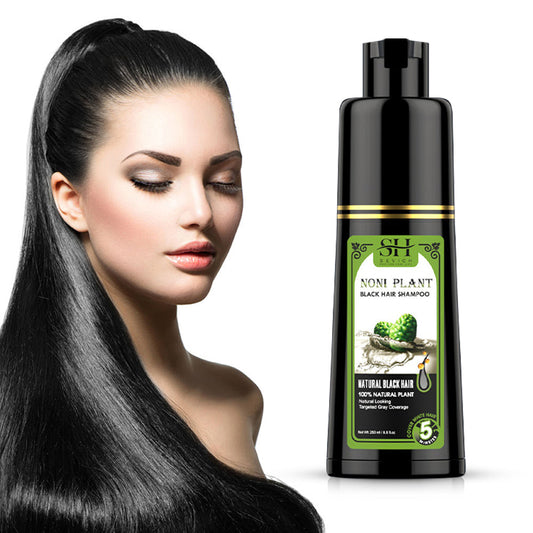 3 in 1Instant Black Hair Dye Shampoo Organic Natural Plant Hair Dye for Women Men Cover Gray White Hair For All Hair Types HailiCare