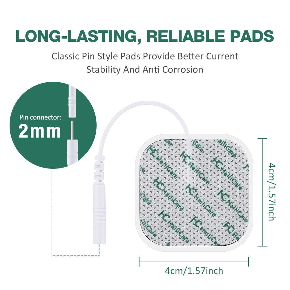 HailiCare TENS Electrode Pads EMS Replacement Unit for Tens Acupuncture For Digital Therapy Machine Massager Multi-Type for Choose HailiCare Health & Beauty