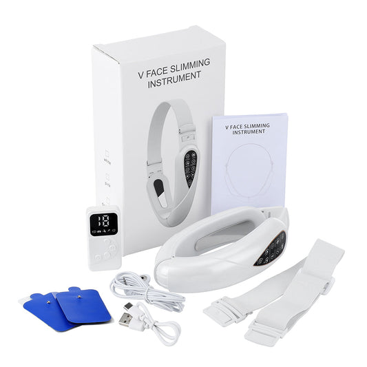 HailiCare V Face Face-lifting Instrument Facial Slimming Massager Photon Rejuvenation TENS Microcurrent Multifunctional Beauty Instrument Facial Lift Firming Skin Shaping Face Rejuvenation HailiCare Health & Beauty