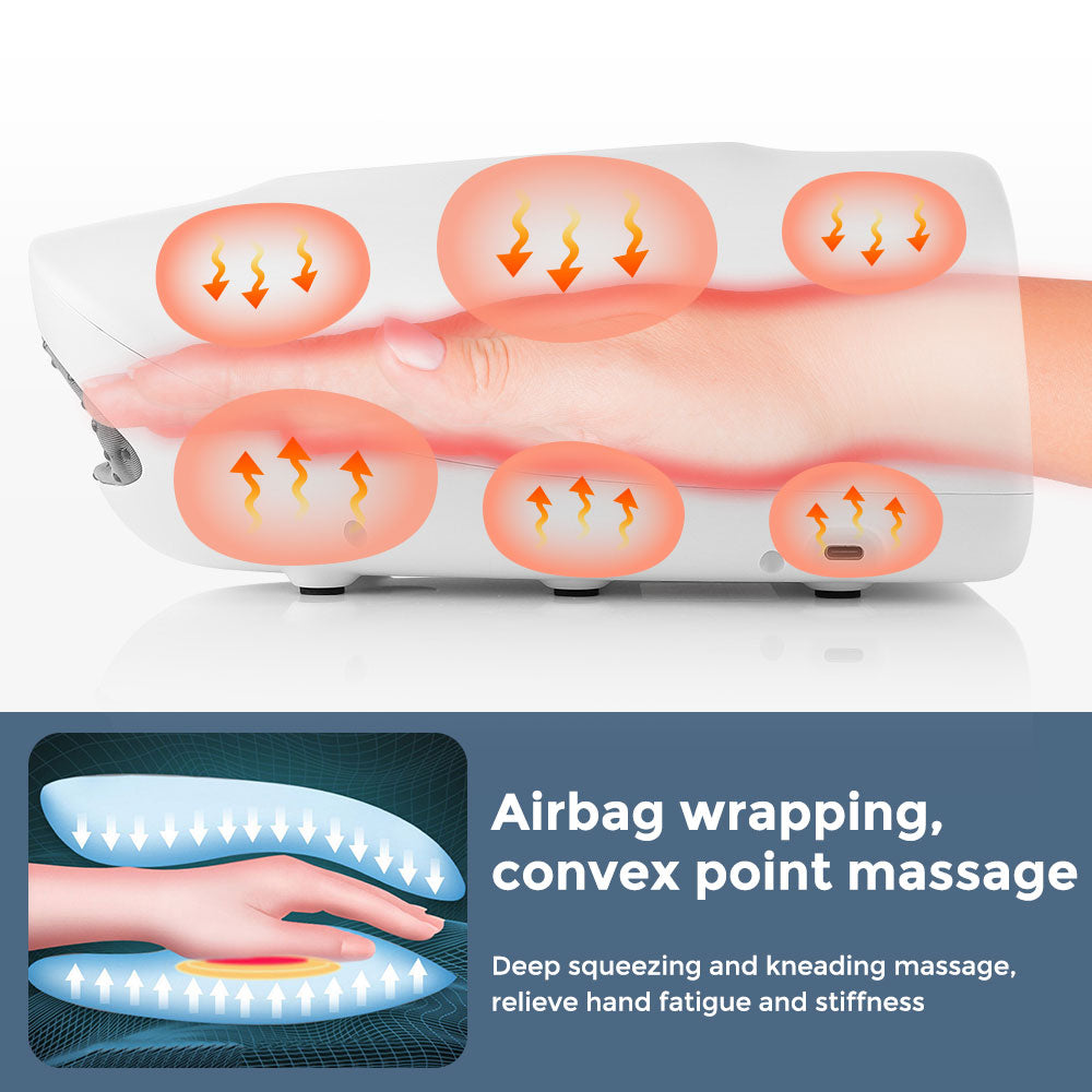 Hand Massager with Heat & Compression | 5 Gears Arthritis Relief HailiCare