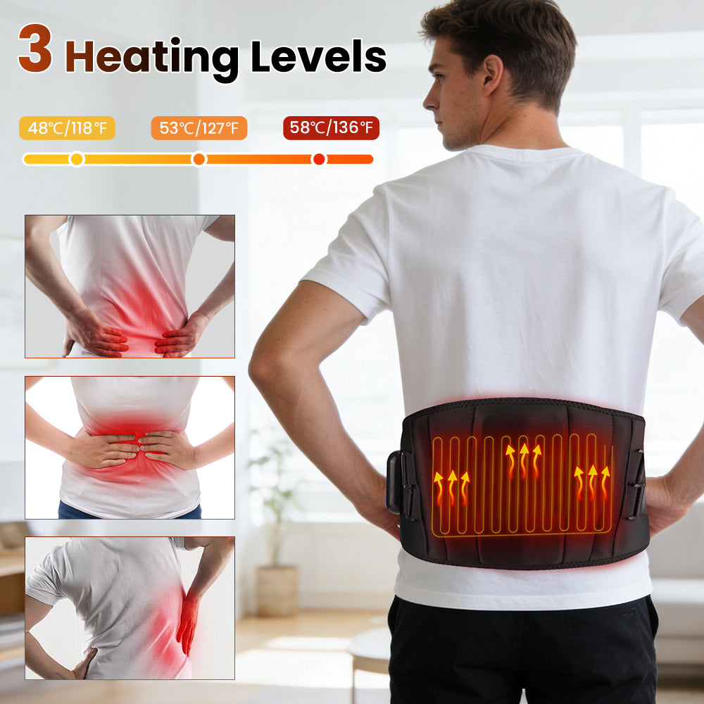 Cordless Heated Waist Belt for Relaxation and Discomfort Relief HailiCare