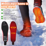 Electric Heating Insoles For Winter USB Rechargeable Remote Control Heated Insole Skiing Foot Warmer Shoes Pad HailiCare