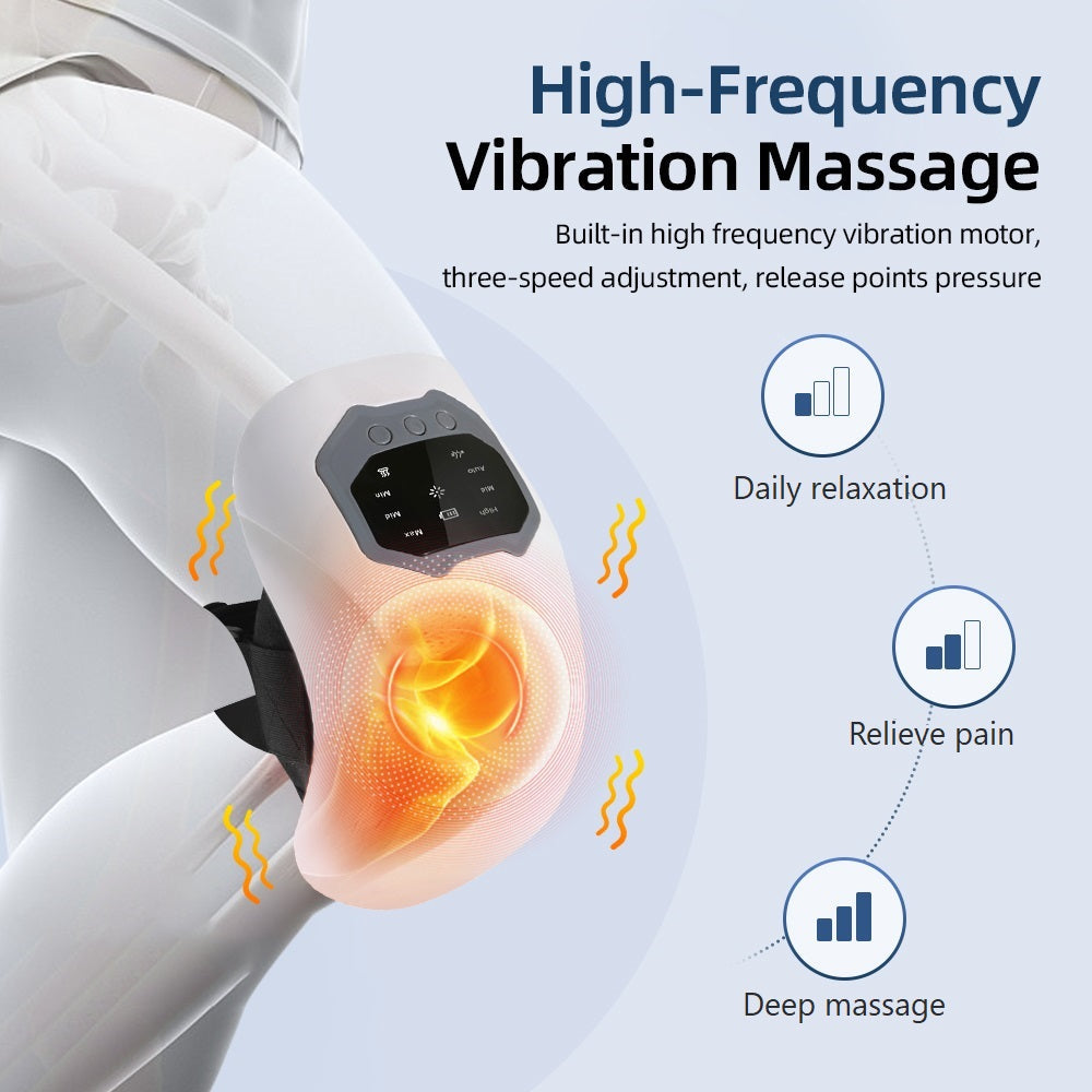 Electric Knee Massager with Heating Vibration Function HailiCare