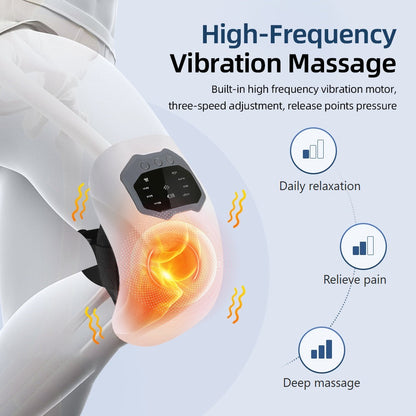 Electric Knee Massager with Heating Vibration Function HailiCare