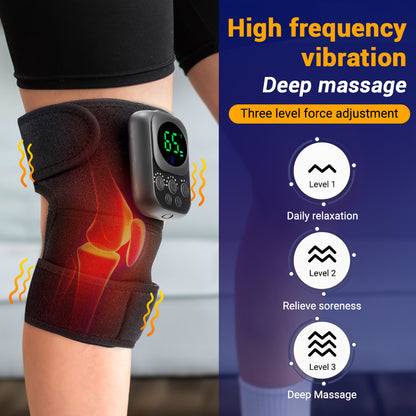 Hailicare Wireless Control Heating Knee Massage Pad for Arthritis Joint Pain Relief Knee Brace Massager HailiCare Health & Beauty