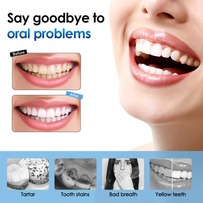 HailiCare Electric Teeth Cleaner Portable Household Toothbrush Tartar Remover Tartar Cleaning Whitening Teeth USB Charging HailiCare Health & Beauty