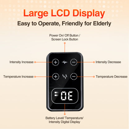 Cordless Electric Knee Support Massager for Pain Relief / Muscle Relaxation HailiCare