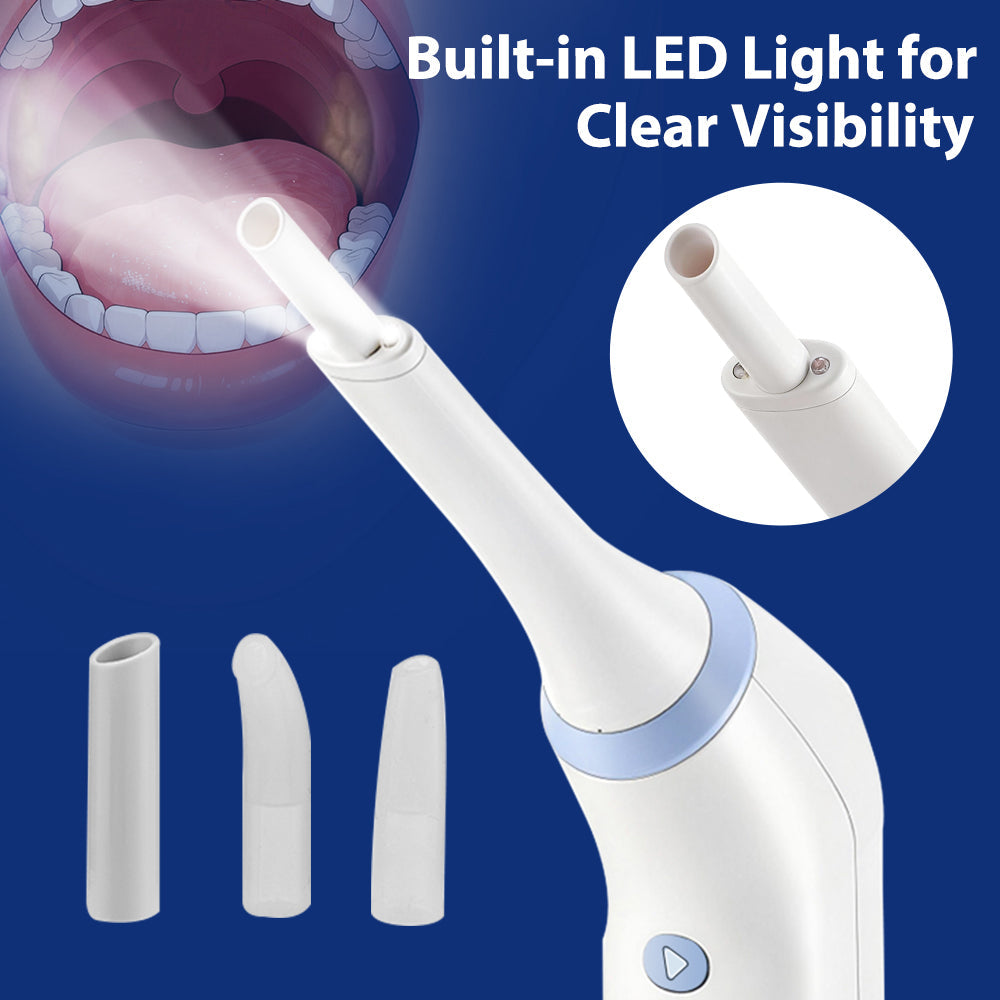 Electronic Tonsil Stone Remover Vacuum,Cordless Tonsil Stone Removal Kit Tool with 75KPA Suction & LED Light,Upgraded Tonsil Cleaner,5X Magnifying Mirror,Fight Bad Breath, Mouth Cleaning Oral Care BearCris