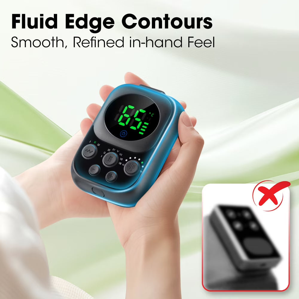 Shoulder Heating Pads with Massage, Heated Shoulder Wrap with 8 EMS Micro-Current Modes,Cordless Shoulder Massager with 5000mAh Battery,Heated Shoulder Brace with 6 Heat & 3 Vibration for Relax Gifts Agdoad