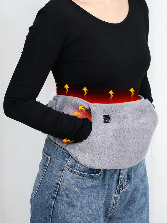 HailiCare Uterus Warming Belt Electric Heated Waist Warmer Cold Protection Artifact Graphene Heating USB Charging Hand Warming HailiCare Health & Beauty