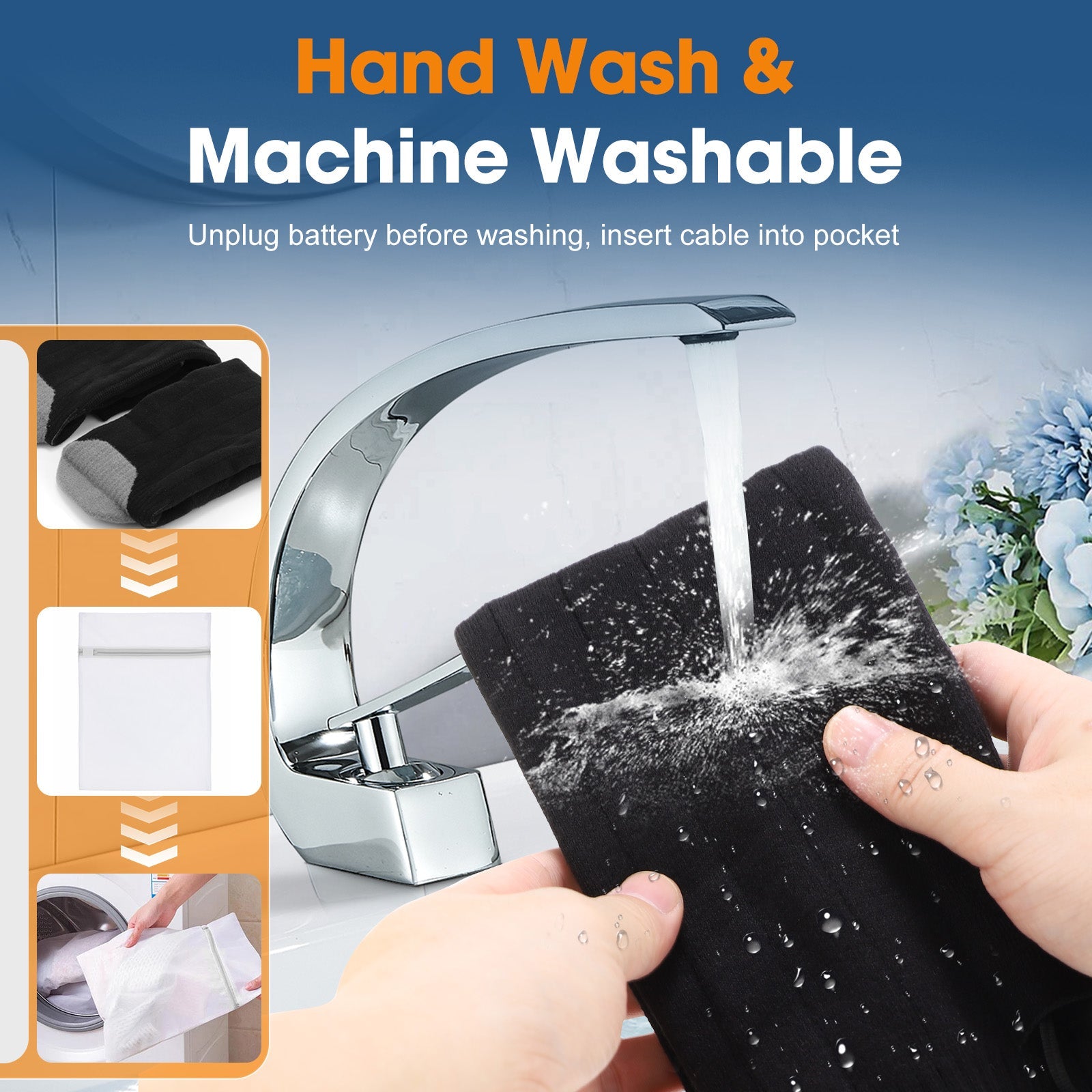 APP-Controlled Heated Socks – Smart Bluetooth Rechargeable Foot Warmers HailiCare