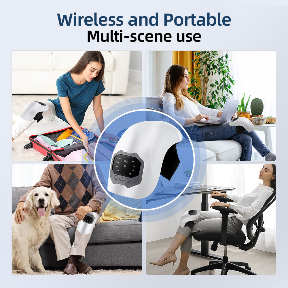 Electric Knee Massager with Heating Vibration Function HailiCare