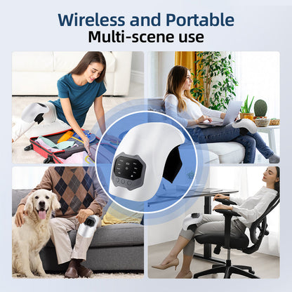 Electric Knee Massager with Heating Vibration Function HailiCare