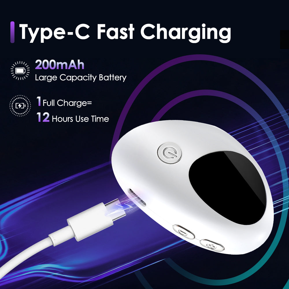 HailiCare Handheld Sleep Aid Device Pulse Stimulation Intelligent Sleep Instrument USB Rechargeable  Pressure Anxiety Insomnia Relief Nerves Soothe Help Sleeping Relieve Mental Tension Stress Depression Treatment HailiCare Health & Beauty