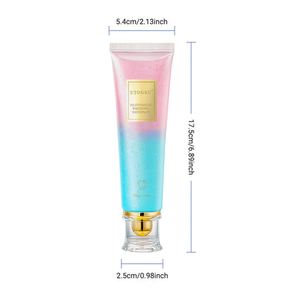 Niacinamide Whitening Toothpaste, Niacinamide Intensive Whitening Toothpaste with Natural Gentle Care Deep Stain Removal Mint Flavor Toothpaste Improves Gum Health Fresh Breath 1 PCS HailiCare