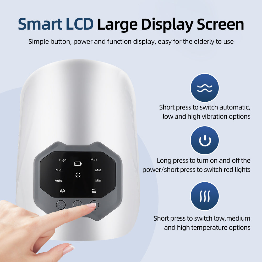 Electric Knee Massager with Heating Vibration Function HailiCare