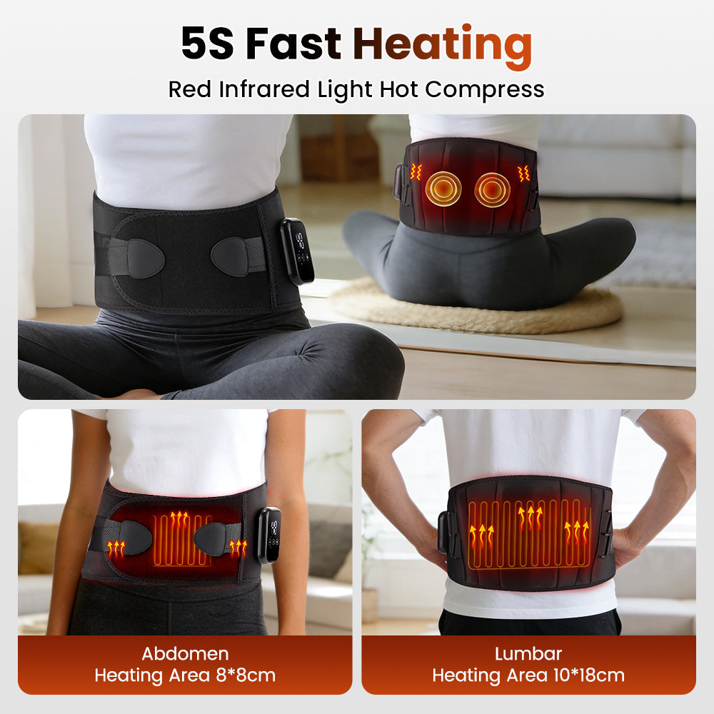 Cordless Heated Waist Belt for Relaxation and Discomfort Relief HailiCare