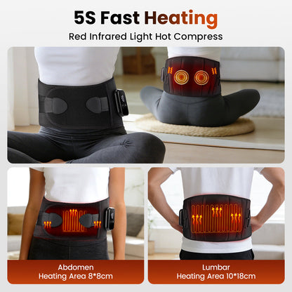 Cordless Heated Waist Belt for Relaxation and Discomfort Relief HailiCare
