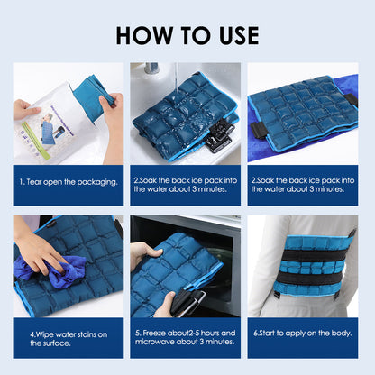 13x22 Inch Reusable Hot Cold Pack for Knee Leg Neck Shoulder HailiCare