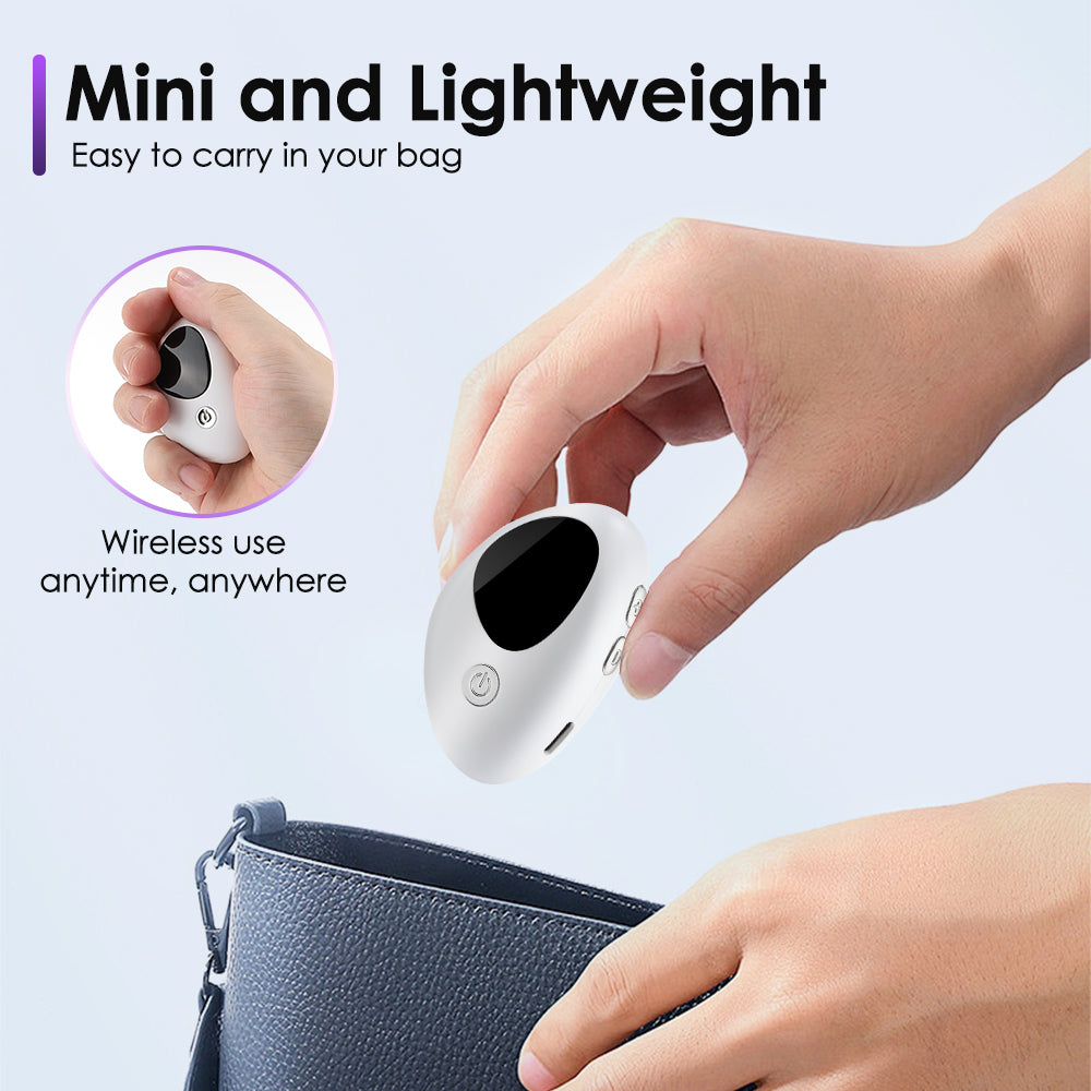 HailiCare Handheld Sleep Aid Device Pulse Stimulation Intelligent Sleep Instrument USB Rechargeable  Pressure Anxiety Insomnia Relief Nerves Soothe Help Sleeping Relieve Mental Tension Stress Depression Treatment HailiCare Health & Beauty