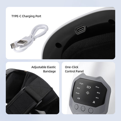 Electric Knee Massager with Heating Vibration Function HailiCare