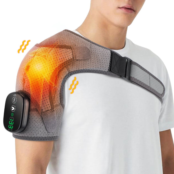 Hailicare Cordless Heating Vibration Shoulder Wrap Massager For Arthritis Pain Relief HailiCare
