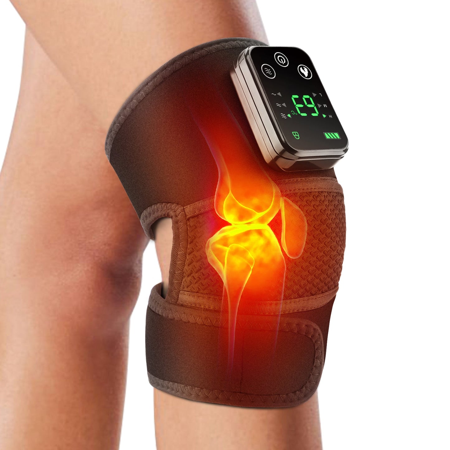 Heated vibrating knee massager, effectively relieves muscle soreness HailiCare