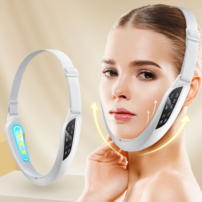 HailiCare V Face Lifting Device Firming Facial Massager Facial Beauty Instrument Face Slimming Massager Double Chin Removal Electric Double Chin and Intelligent V-Shaped Face Machine with 6 Modes & 8 Adjustable Intensities HailiCare Health & Beauty