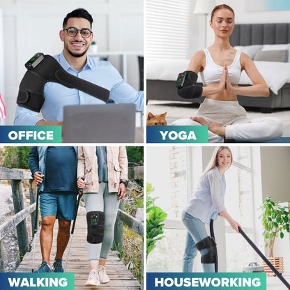 Heated vibrating knee massager, effectively relieves muscle soreness HailiCare