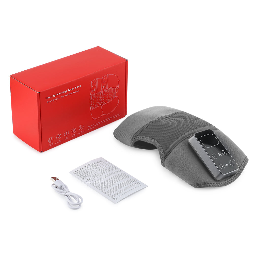 Cordless Electric Knee Support Massager for Pain Relief / Muscle Relaxation HailiCare