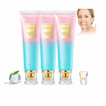 Niacinamide Whitening Toothpaste, Niacinamide Intensive Whitening Toothpaste with Natural Gentle Care Deep Stain Removal Mint Flavor Toothpaste Improves Gum Health Fresh Breath 1 PCS HailiCare