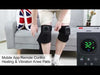 Hailicare Wireless Control Heating Knee Massage Pad for Arthritis Joint Pain Relief Knee Brace Massager