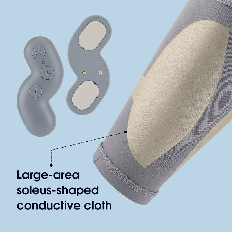 TENS Leg Massager Portable Foldable Leg Sleeves Pulse Massager Legs Shaping Relieves Fatigue HailiCare