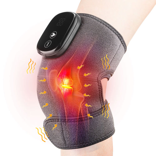 Hailicare Heating and Massaging Knee Pad for Arthritis Joint Pain Relief and Brace HailiCare Health & Beauty