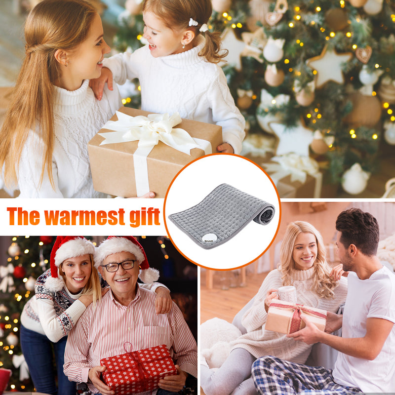 Hailicare Heating Pad for Back, Neck, and Shoulder Pain Relief, Winter Christmas Gifts For Parents HailiCare