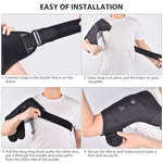 Heat Therapy Shoulder Brace Adjustable Shoulder Support Wrap Heating Belt for Pain relief HailiCare Health & Beauty