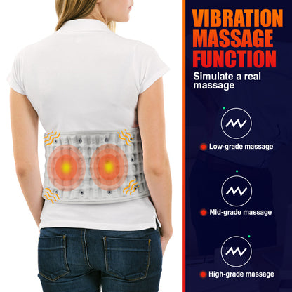 Hailicare LED Massaging Heating Inflatable Decompression Waist Belt HailiCare Health & Beauty