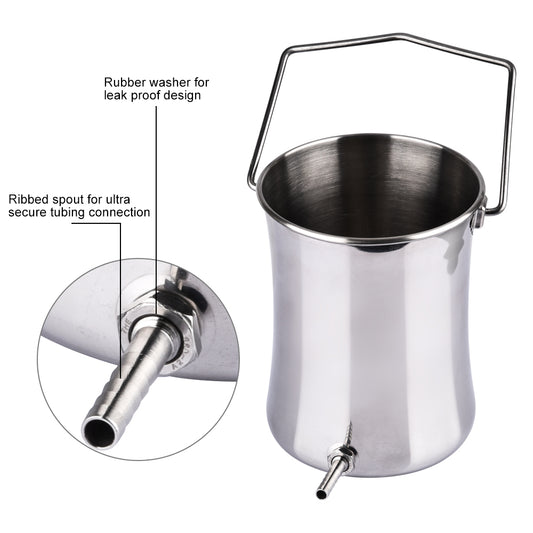 Hailicare Reusable Non-Toxic Stainless Steel Enema Cleanse Kit With 2 Liter Bucket HailiCare Health & Beauty