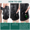 Hailicare Heating Massage Knee Brace Wrap For Knee Pain Relief and Circulation HailiCare