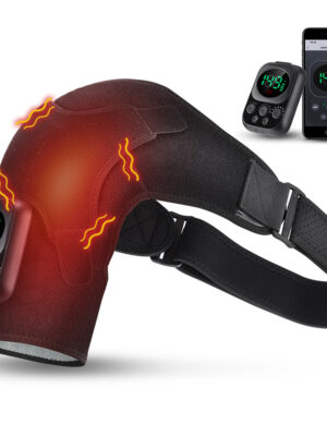 Hailicare Detachable App Control Heating Vibration Shoulder Wrap Massager For Arthritis Pain Relief