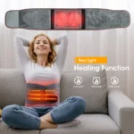 Hailicare Heating Massage Belt for Back Pain Relief, Red Light Therapy Hot Compress Cordless Heating Pad
