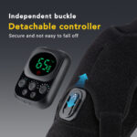 Hailicare Detachable App Control Heating Vibration Shoulder Wrap Massager For Arthritis Pain Relief