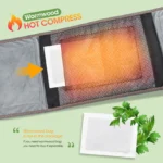 Hailicare Heating Massage Belt for Back Pain Relief, Red Light Therapy Hot Compress Cordless Heating Pad