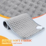 Electric Heating Pad Shoulder Neck Back Abdomen Leg Pain Relief Timed Physiotherapy