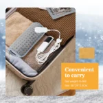 Electric Heating Pad Shoulder Neck Back Abdomen Leg Pain Relief Timed Physiotherapy