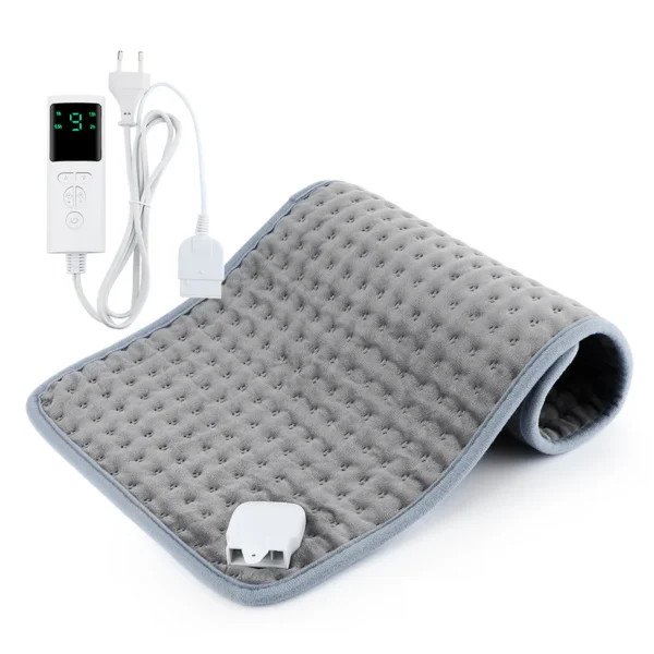 Electric Heating Pad Shoulder Neck Back Abdomen Leg Pain Relief Timed Physiotherapy