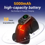 Hailicare Wireless Control Heating Knee Massage Pad for Arthritis Joint Pain Relief Knee Brace Massager