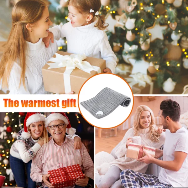 Hailicare Heating Pad for Back, Neck, and Shoulder Pain Relief, Winter Christmas Gifts For Parents
